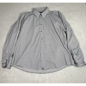 UNTUCKit Men's Frizzante Button Down Shirt Gray‎ Green Black Checkered Size 3XL